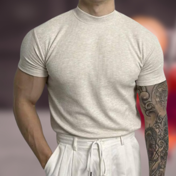 Nico™ - Slim-fit katoenen T-shirt 2024