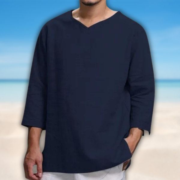 Patrick™ - Overmaatse linnen hemd