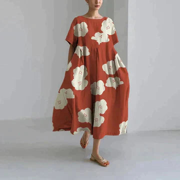 Floris | Elegante Jurk met Bloemenpatroon
