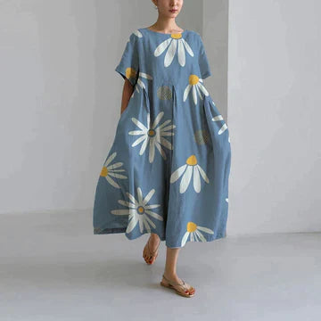 Floris | Elegante Jurk met Bloemenpatroon