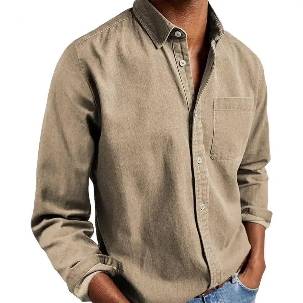 Alex™ - Casual overhemd met lange mouwen voor heren