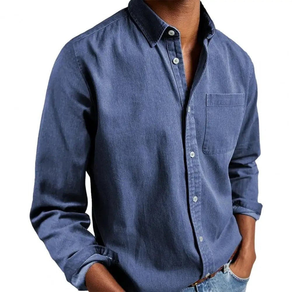 Alex™ - Casual overhemd met lange mouwen voor heren
