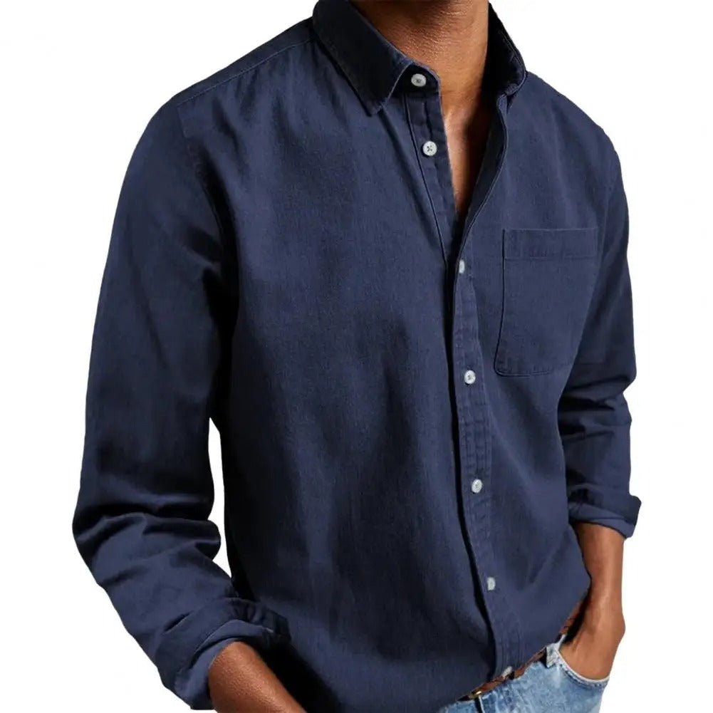Alex™ - Casual overhemd met lange mouwen voor heren