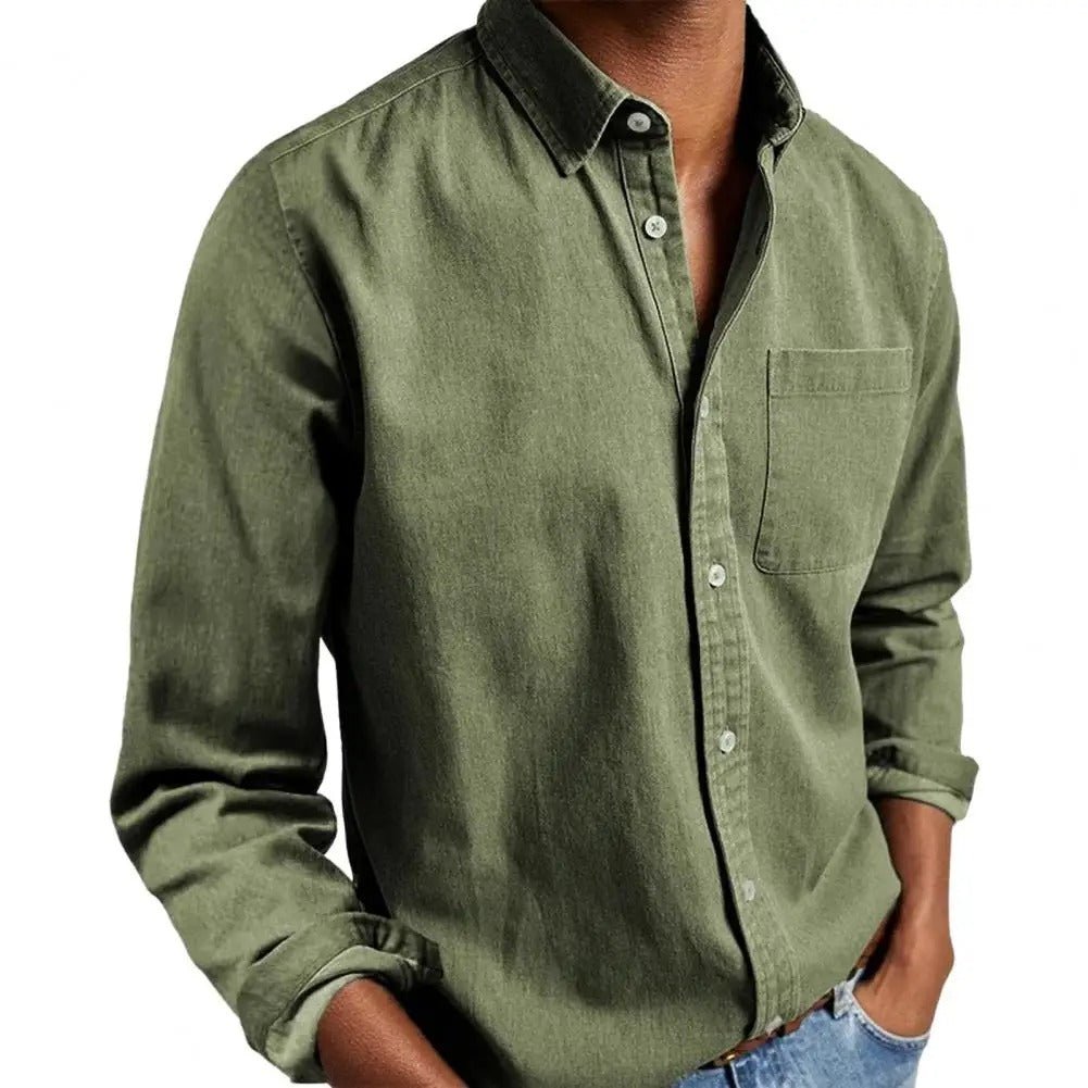 Alex™ - Casual overhemd met lange mouwen voor heren