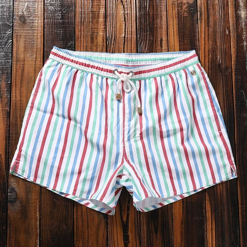 Maritieme gestreepte short