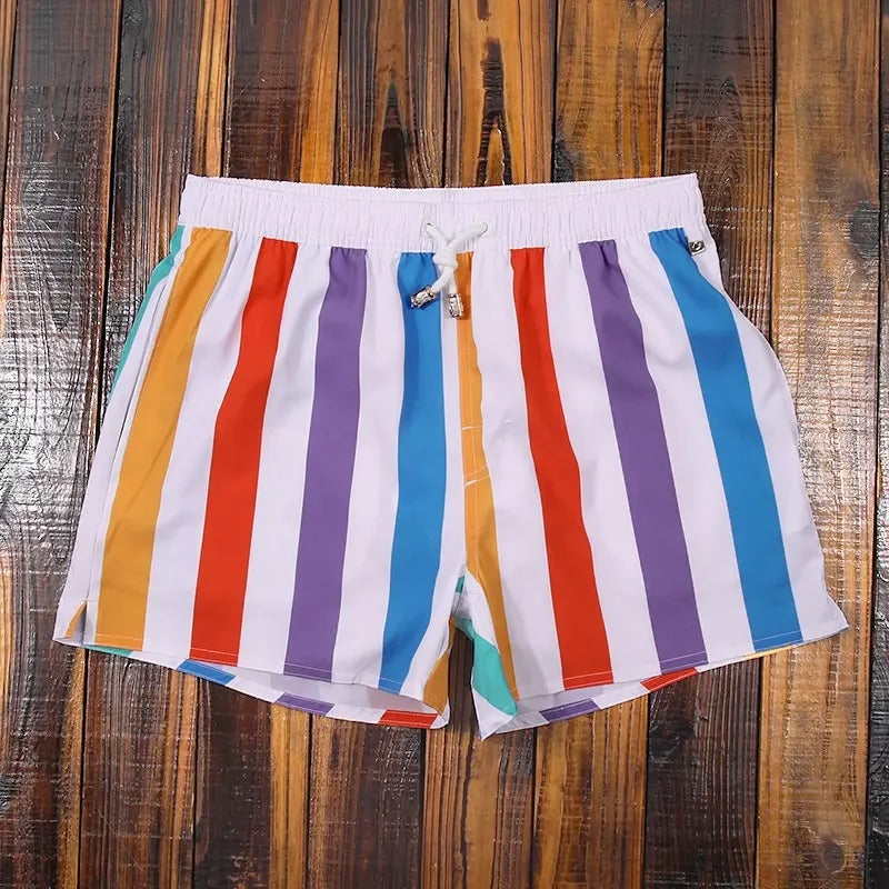 Maritieme gestreepte short