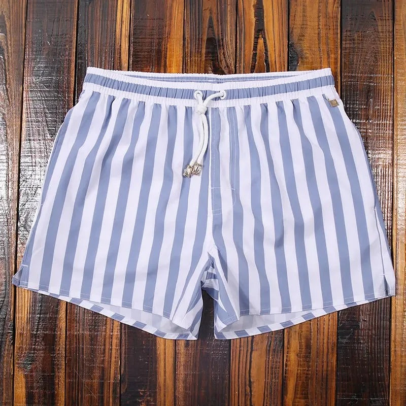 Maritieme gestreepte short