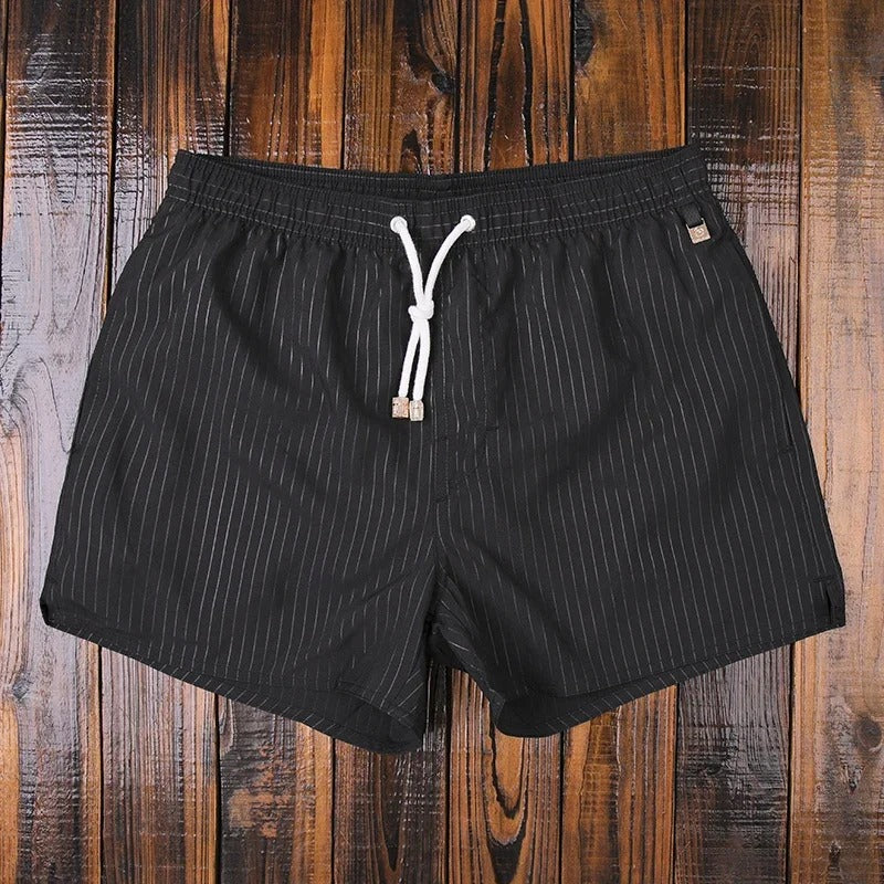 Maritieme gestreepte short
